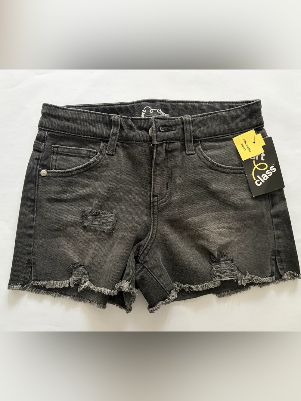 Target x art class™ Girls Black Distressed Denim Jean Shorts